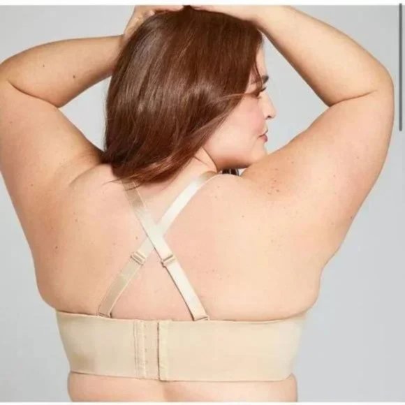 Lane Bryant Cacique Lightly Lined Multi Way Strapless Bra 44G - Picture 4 of 6